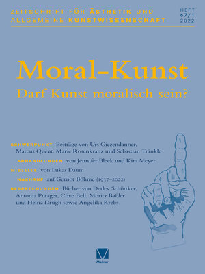 cover image of Zeitschrift für Ästhetik und Allgemeine Kunstwissenschaft 67/1